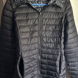 Black Reversal Quilted Women's Jacket